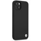 Case BMW BMHCP13MSILBK iPhone 13 6.1 "black / black hardcase Silicone Signature cena un informācija | Telefonu vāciņi, maciņi | 220.lv