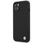 Case BMW BMHCP13MSILBK iPhone 13 6.1 "black / black hardcase Silicone Signature цена и информация | Telefonu vāciņi, maciņi | 220.lv