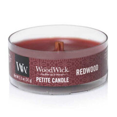 WoodWick Redwood aromātiska svece 31 g cena un informācija | Sveces un svečturi | 220.lv