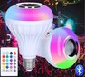 E27 LED RGB spuldze ar Bluetooth. cena un informācija | Spuldzes | 220.lv