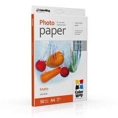 Biroja papīrs ColorWay A4 190 g/m 50 lapas cena un informācija | Burtnīcas un papīra preces | 220.lv