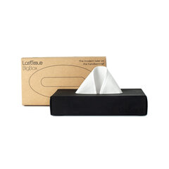 Videi draudzīga alternatīva papīra salvetēm LastObject LastTissue Box Black 18 gab цена и информация | Ватные изделия и влажные салфетки | 220.lv