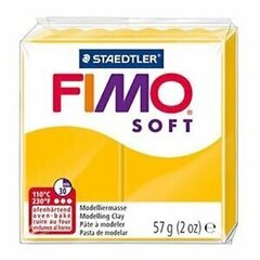 Моделин Fimo Soft Sunflower, 56 гр., жёлтый цена и информация | Принадлежности для рисования, лепки | 220.lv