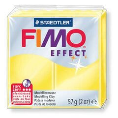 Моделин Fimo Effect Trans. yellow, 56 гр., жёлтый цена и информация | Принадлежности для рисования, лепки | 220.lv