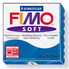 Моделин Fimo Soft Pacific blue, 56 гр., синий цена и информация | Принадлежности для рисования, лепки | 220.lv