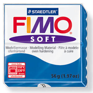 Modelīns Fimo Soft Pacific blue, 56 g, zils цена и информация | Modelēšanas un zīmēšanas piederumi | 220.lv