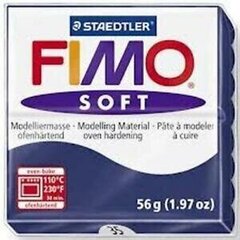 Моделин Fimo Soft Windsor blue, 56 гр., синий цена и информация | Принадлежности для рисования, лепки | 220.lv