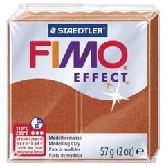 Моделин Fimo Effect Copper, 56 гр., коричневый цена и информация | Принадлежности для рисования, лепки | 220.lv