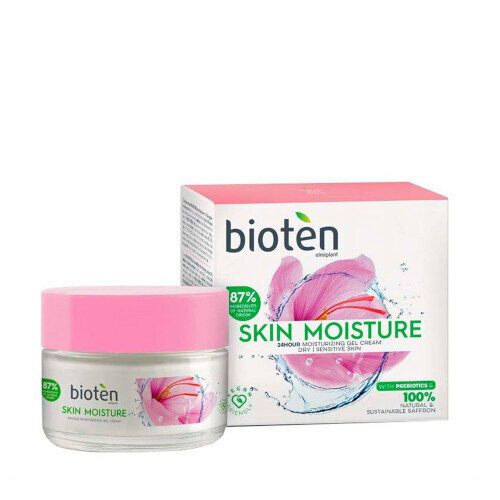 Mitrinošs sejas krēms Bioten Skin Moisture Moisturizing Gel Cream 50 ml cena un informācija | Sejas krēmi | 220.lv