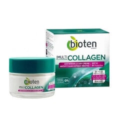 Ikdienas pretgrumbu krēms Bioten Multi Collagen SPF 10 Antiwrinkle Day Cream 50 ml cena un informācija | Sejas krēmi | 220.lv