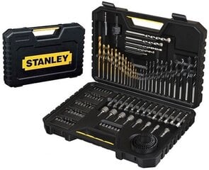 STANLEY 100шт Набор сверл и бит, STA7205-XJ цена и информация | Механические инструменты | 220.lv