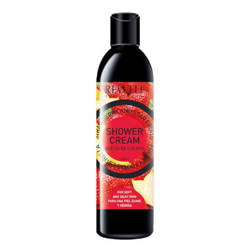 Dušas želeja Revuele Fruit Skin Care Strawberry and Star Fruits Body Shower 500 ml cena un informācija | Dušas želejas, eļļas | 220.lv