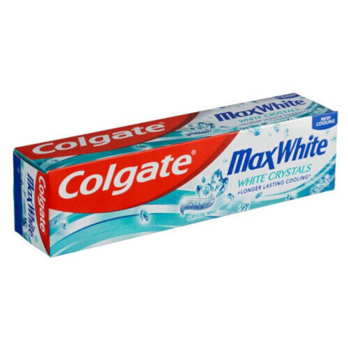 Balinoša zobu pasta Colgate Max White White Crystals, 75 ml цена и информация | Zobu pastas, birstes | 220.lv