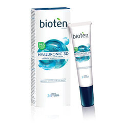 Acu krēms Bioten Hyaluronic 3D Antiwrinkle Eye Cream 15 ml cena un informācija | Acu krēmi, serumi | 220.lv