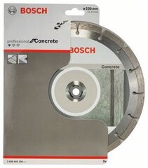 Алмазный диск Bosch 230x22,2мм, сегментный цена и информация | Механические инструменты | 220.lv