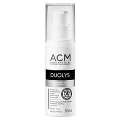 Sauļošanās aizsargkrēms pret novecošanos ACM SPF 50+ Duolys Anti-Ageing Sunscreen Cream 50 ml cena un informācija | Sauļošanās krēmi | 220.lv