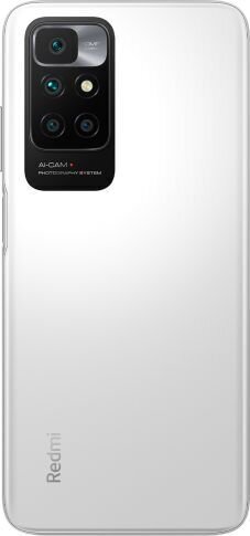 Xiaomi Redmi 10 4G Dual SIM 4/64GB MZB09P9EU Pebble White цена и информация | Mobilie telefoni | 220.lv