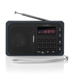 Nedis RDFM2100GY Radio USB/MicroSD цена и информация | Радиоприемники и будильники | 220.lv