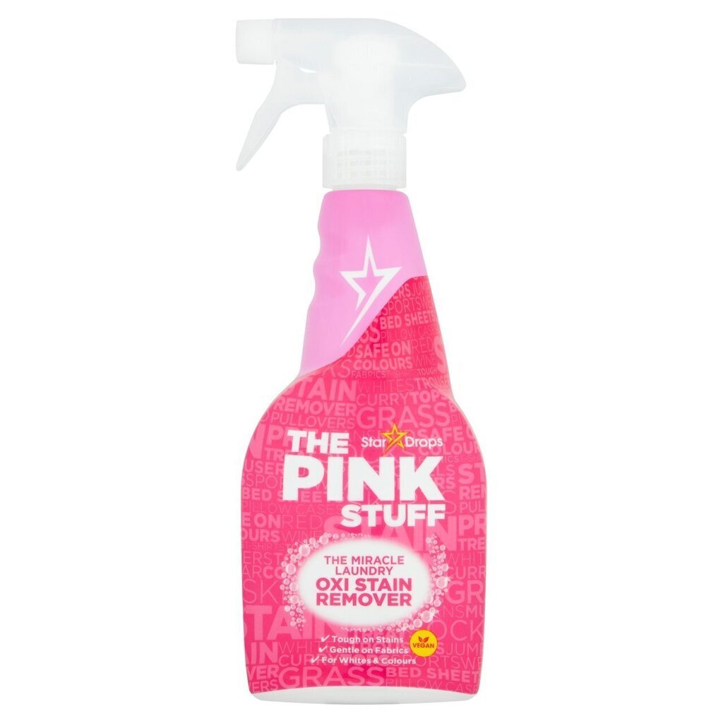 Veļas mazgāšanas traipu tīrītājs sprejs Stardrops The Pink Stuff 500 ml цена и информация | Veļas mazgāšanas līdzekļi | 220.lv