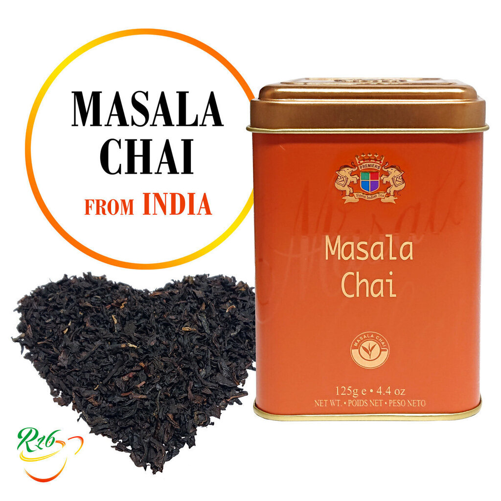 MASALA CHAI Black tea - Indijas tradicionāla melnā beramā lapu tēja, Premier, 125g cena un informācija | Tēja | 220.lv