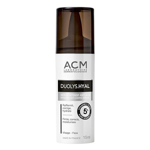 Serums pret ādas novecošanos ACM Duolys Hyal Intensive Anti-Ageing Serum 15 ml cena un informācija | Serumi sejai, eļļas | 220.lv