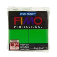 Моделин Fimo Professional Sapgreen 85г., зеленый цена и информация | Принадлежности для рисования, лепки | 220.lv