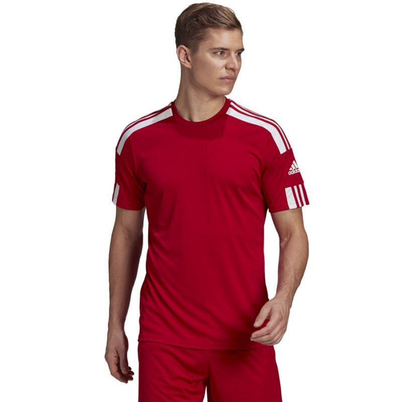 T-krekls vīriešiem Adidas Squadra 21 JSY M GN5722, sarkans cena un informācija | Vīriešu T-krekli | 220.lv