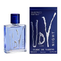 Tualetes ūdens Ulric De Varens UDV Night EDT vīriešiem, 100 ml цена и информация | Мужские духи | 220.lv