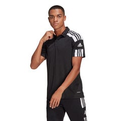Мужская футболка Adidas Squadra 21 Polo M GK9556, черная цена и информация | Мужские футболки | 220.lv