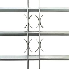 Regulējamas logu restes ar 3 šķērsstieņiem, 500-650 mm цена и информация | Заборы и принадлежности к ним | 220.lv