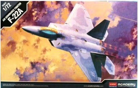 Līmējamais modelis Academy 12423 F-22A AIR DOMINANCE FIGHTER 1/72 цена и информация | Līmējamie modeļi | 220.lv