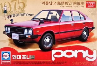 Склеиваемая модель Academy 15137 Hyundai Pony 1/24 цена и информация | Склеиваемые модели | 220.lv