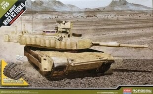 Склеиваемая модель Academy 13504 U.S Army M1A2 V2 TUSK II 1/35 цена и информация | Склеиваемые модели | 220.lv