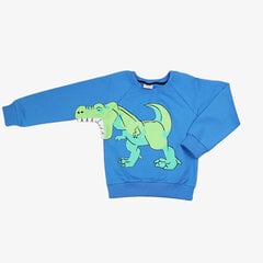 Džemperis ar dinozauru zēniem, zils cena un informācija | Zēnu jakas, džemperi, žaketes, vestes | 220.lv