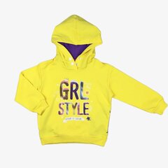 Джемпер для девочек, желтый цена и информация | Свитеры, жилетки, пиджаки для девочек | 220.lv