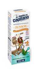 Bērnu zobu pasta Pasta del Capitano Junior +6 (no 6 gadiem) Soft Mint 75 ml cena un informācija | Zobu pastas, birstes | 220.lv