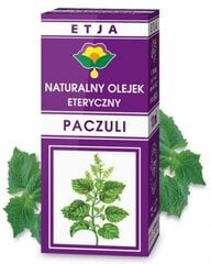 Pačūlijas ēteriskā eļļa Etja 10 ml цена и информация | Эфирные, косметические масла, гидролаты | 220.lv