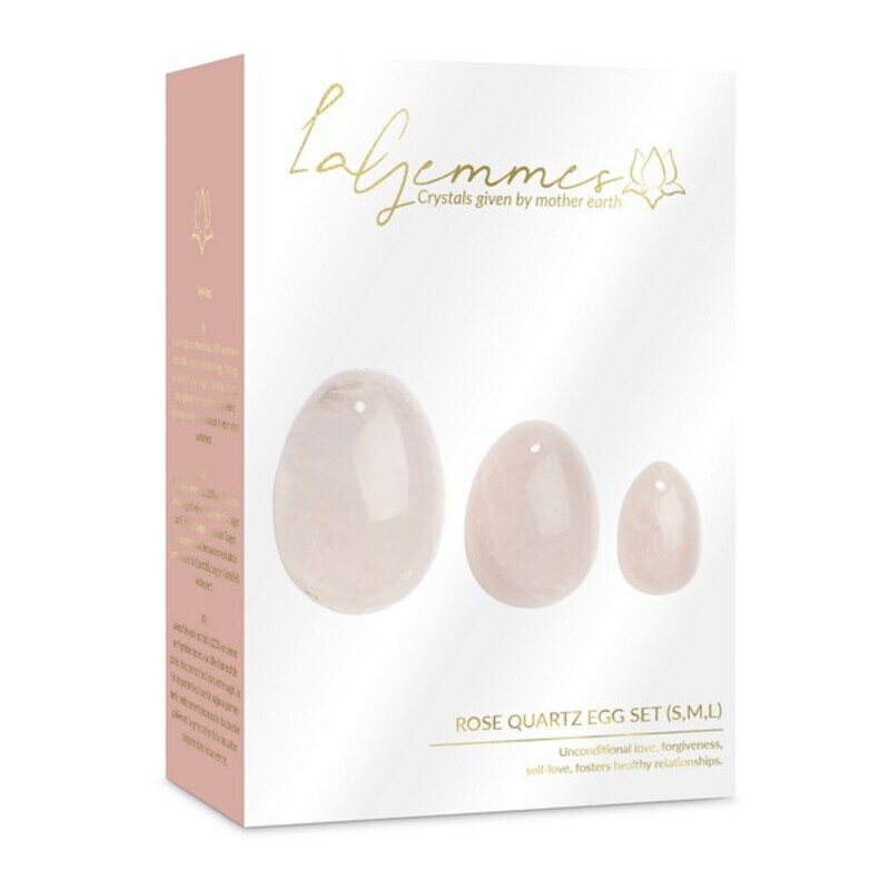 Olas Yoni La Gemmes (3 pcs): Krāsa - Rozā цена и информация | Vaginālās bumbiņas | 220.lv