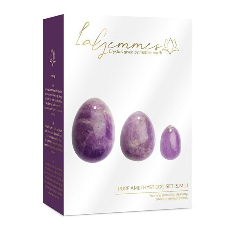 Olas Yoni La Gemmes (3 pcs): Krāsa - Violets цена и информация | Vaginālās bumbiņas | 220.lv