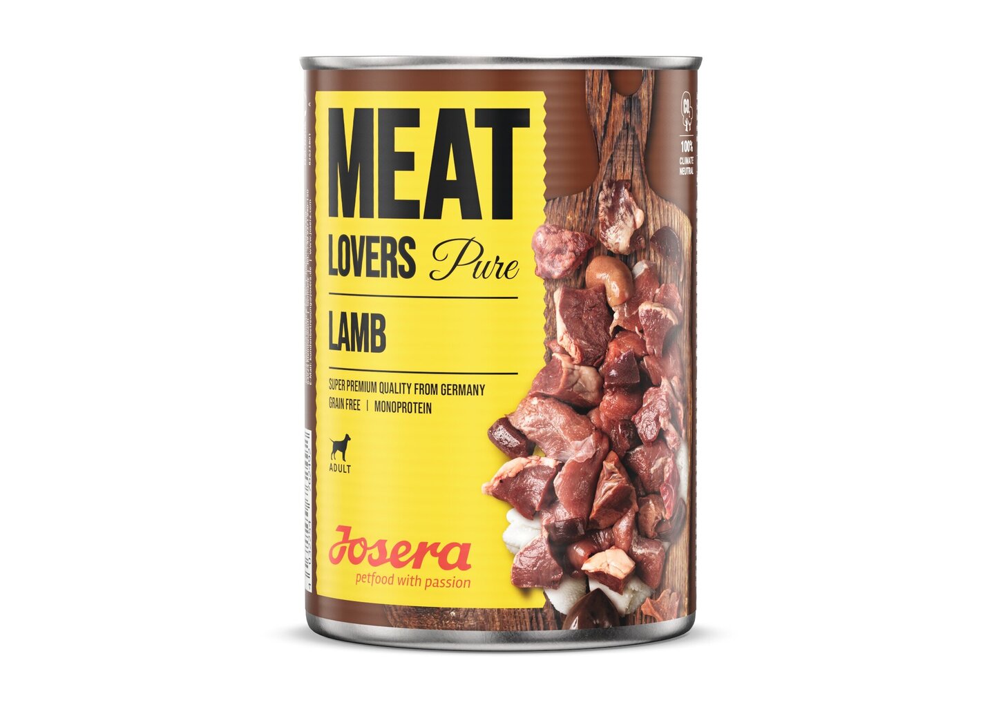 Josera MeatLovers pieaugušiem suņiem Pure Lamb, 800g цена и информация | Konservi suņiem | 220.lv