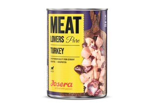 Josera MeatLovers для взрослых собак Pure Turkey, 400г цена и информация | Консервы для собак | 220.lv