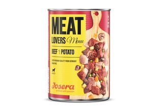 Josera MeatLovers pieaugušiem suņiem Beef&Potato, 400g cena un informācija | Konservi suņiem | 220.lv