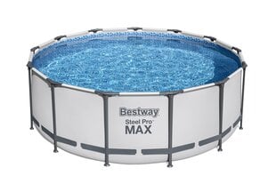 Каркасный бассейн Bestway Steel Pro MAX 396x122 см, с фильтром цена и информация | Бассейны | 220.lv