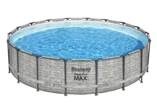 Каркасный бассейн Bestway Steel Pro MAX 549x122 см, с фильтром цена и информация | Бассейны | 220.lv