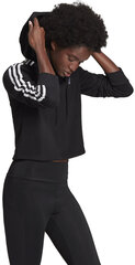 Adidas Džemperi W 3s Ft Crop Hoodie Black GM5582 GM5582/XL цена и информация | Женские толстовки | 220.lv