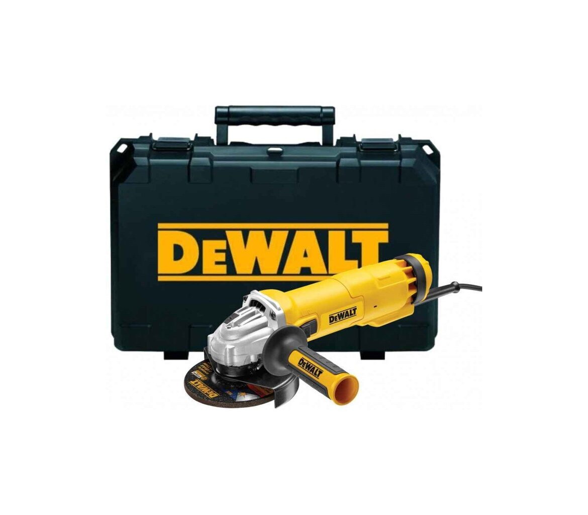 DeWALT Leņķa slīpmašīna 1400W DWE4237K-QS цена и информация | Slīpmašīnas | 220.lv