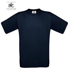 T-krekls B&C EXACT, zils M cena un informācija | Vīriešu T-krekli | 220.lv