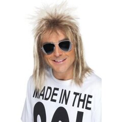 Parūka 80. gadu stila " Rod Stewart" cena un informācija | Karnevāla kostīmi, maskas un parūkas | 220.lv