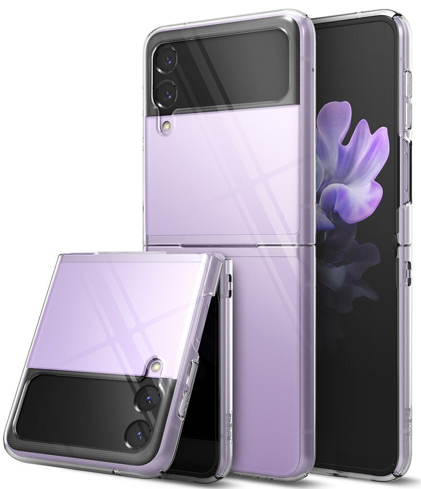 Ringke telefona vāciņš priekš Samsung Galaxy Z Flip3 5G, caurspīdīgs cena un informācija | Telefonu vāciņi, maciņi | 220.lv