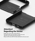 Ringke telefona vāciņš priekš Samsung Galaxy Z Flip3 5G, melns cena un informācija | Telefonu vāciņi, maciņi | 220.lv